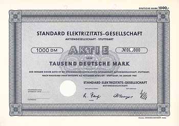 Standard Elektrizitäts-Gesellschaft AG