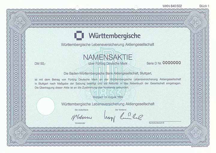 Württembergische Lebensversicherung AG