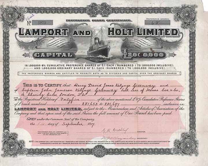 Lamport and Holt Ltd.