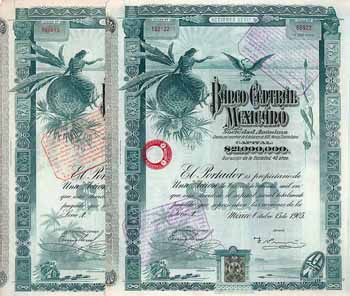 Banco Central Mexicano S.A. (2 Stücke)