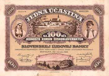 Slovakische Volksbank (Slovak Nepbank - Slovenska l'udova Banka)