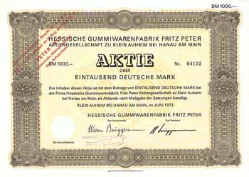 Hessische Gummiwarenfabrik Fritz Peter AG