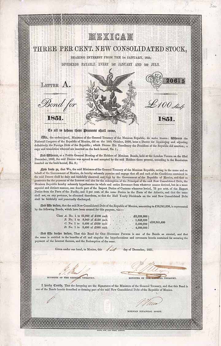 Mexican Republic - 3 % New Consilidated Debt