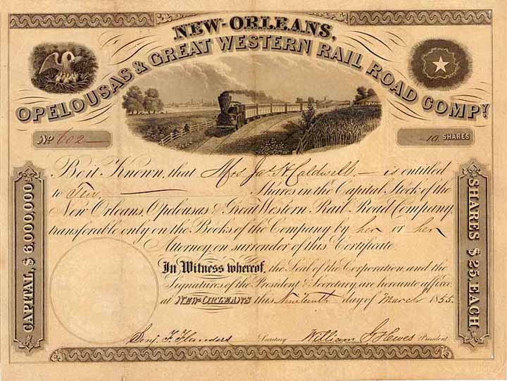 New Orleans, Opelousas & Great Western Railroad