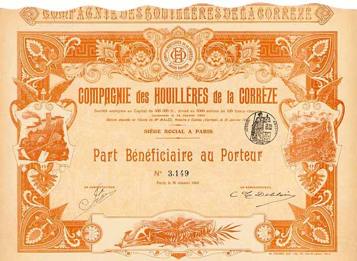 Cie. des Houillères de la Corrèze S.A.