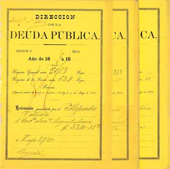 Republica Mexicana - Direccion de la Deuda Publica (15 Stücke)