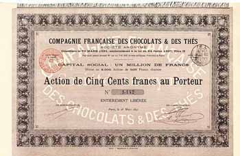 Cie. Française des Chocolats et des Thés S.A.