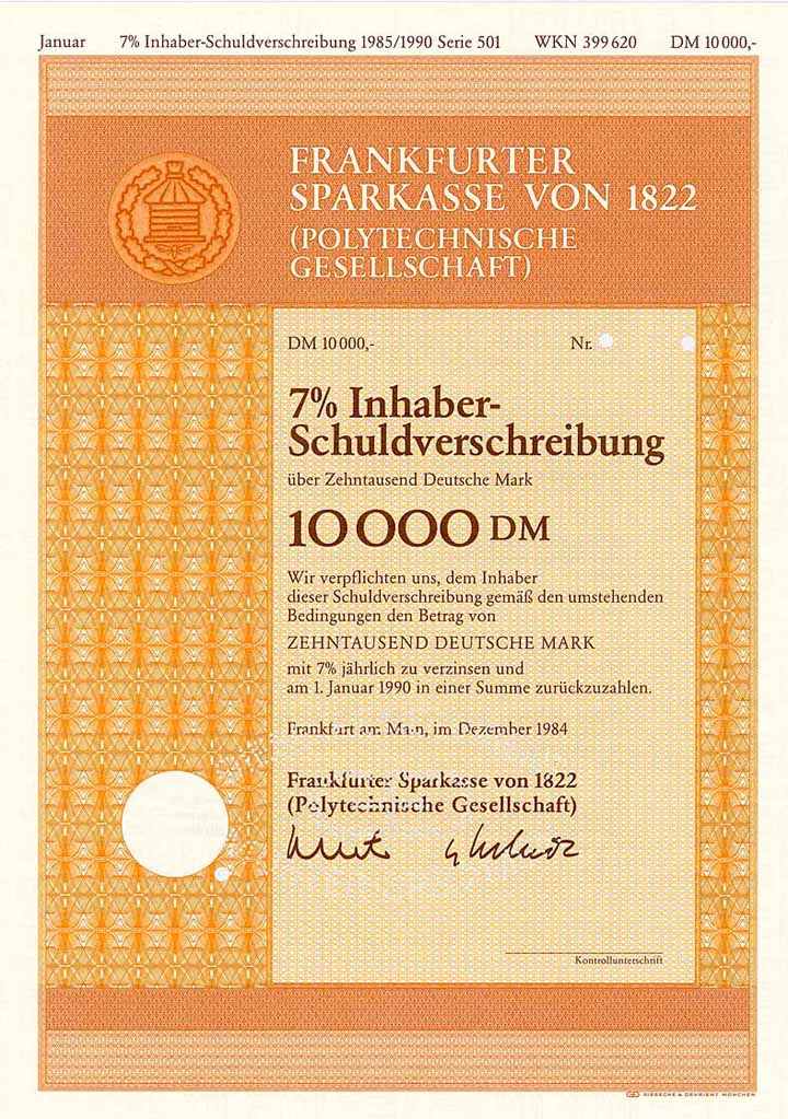 Frankfurter Sparkasse von 1822