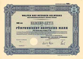 Walter Rau Neusser Oelwerke AG