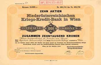 Niederösterreichische Kriegs-Kredit-Bank