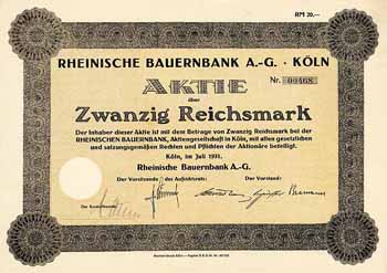 Rheinische Bauernbank AG