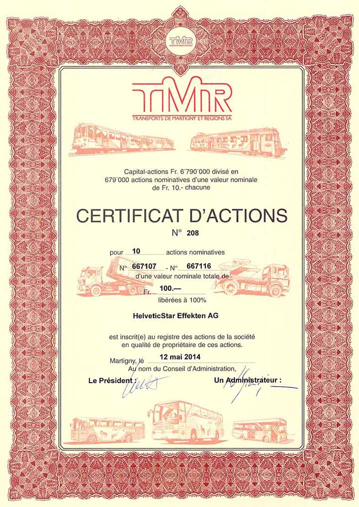 Transports de Martigny et Regions S.A.