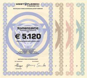 Westfleisch Finanz AG (4 Stücke)