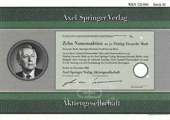 Axel Springer Verlag AG