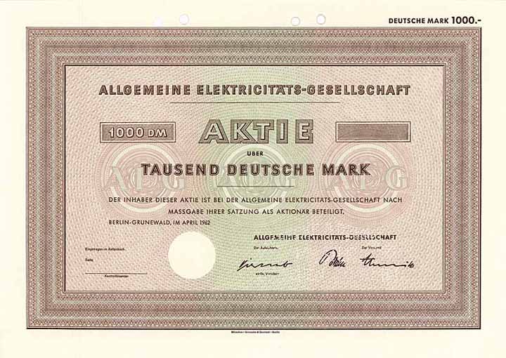 Allgemeine Elektricitäts-Gesellschaft