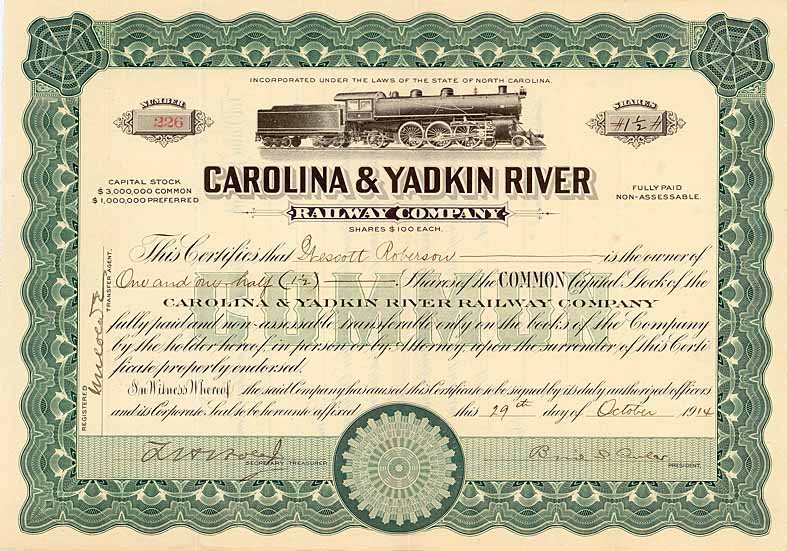 Carolina & Yadkin River Railway