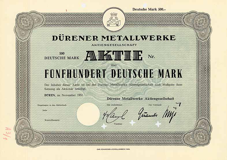 Dürener Metallwerke AG