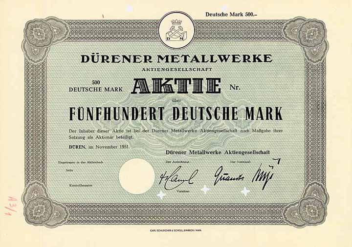 Dürener Metallwerke AG