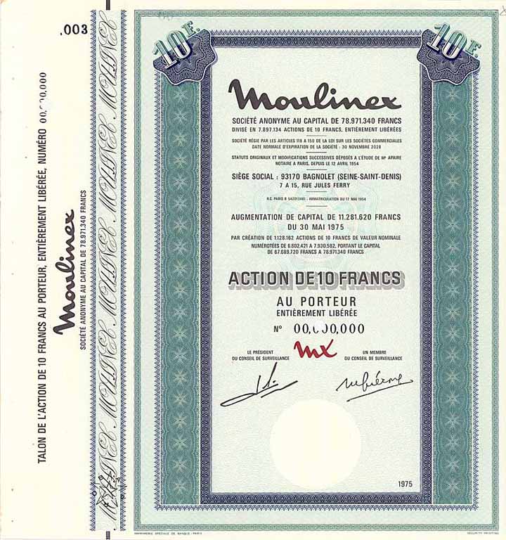 Moulinex S.A.