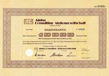 AC Alpha Consulting AG