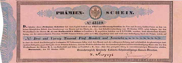 Grossherzoglich Hessische Cabinets-Schuldentilgungs-Kassen-Direction