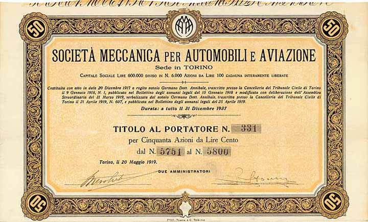 Societa Meccanica per Automobili e Aviazione