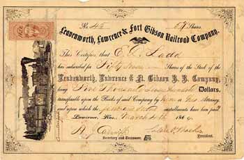 Leavenworth, Lawrence & Fort Gibson Railroad