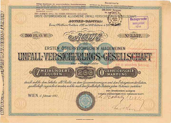Erste Österreichische Allgemeine Unfall-Versicherungs-Gesellschaft
