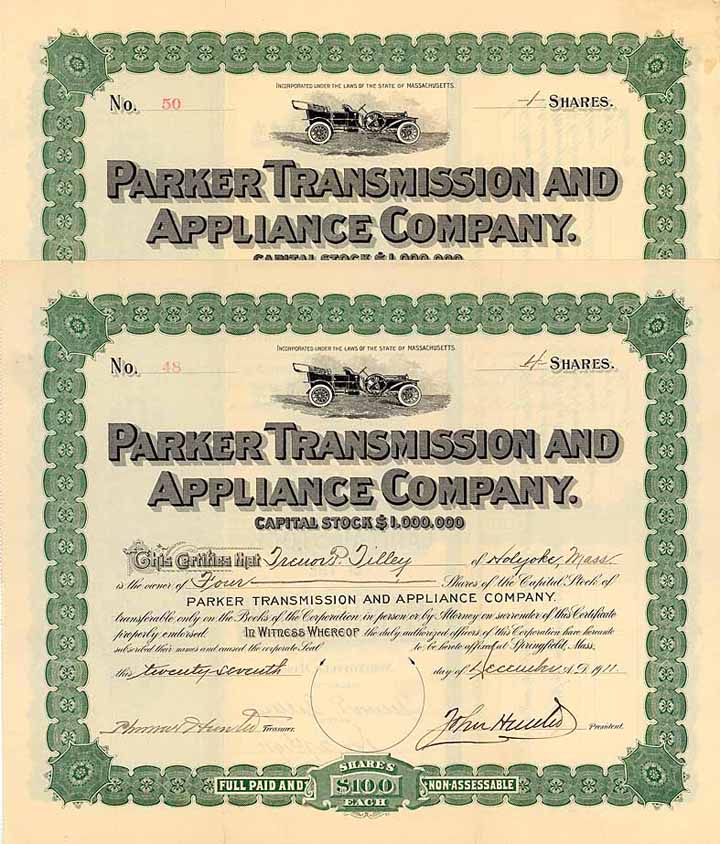 Parker Transmission and Appliance Co. (2 Stücke)