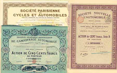 Konvolut - Automobile Frankreich (12 Stücke)
