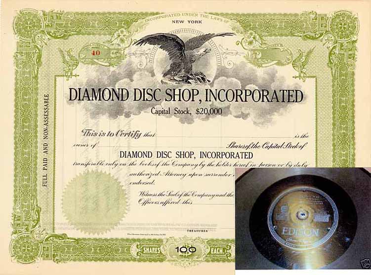 Diamond Disc Shop, Inc.
