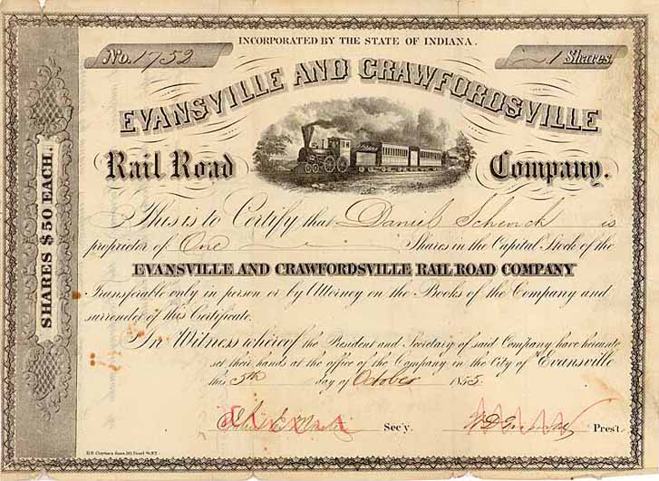 Evansville & Crawfordsville Railroad