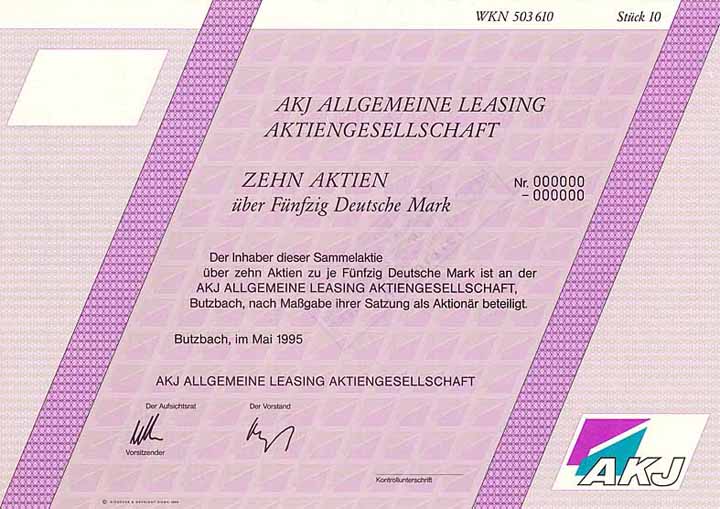 AKJ Allgemeine Leasing AG