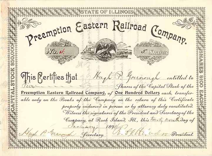Preemption Eastern Railroad
