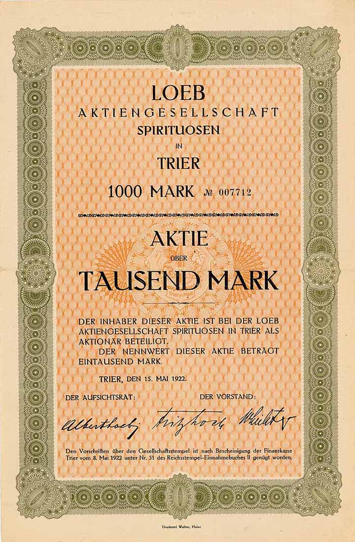 LOEB AG Spirituosen
