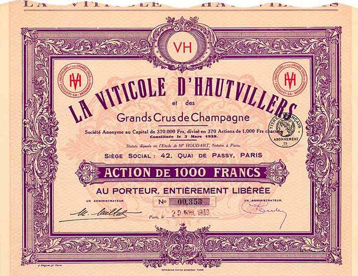 La Viticole d'Hautvillers et des Grands Crus de Champagne