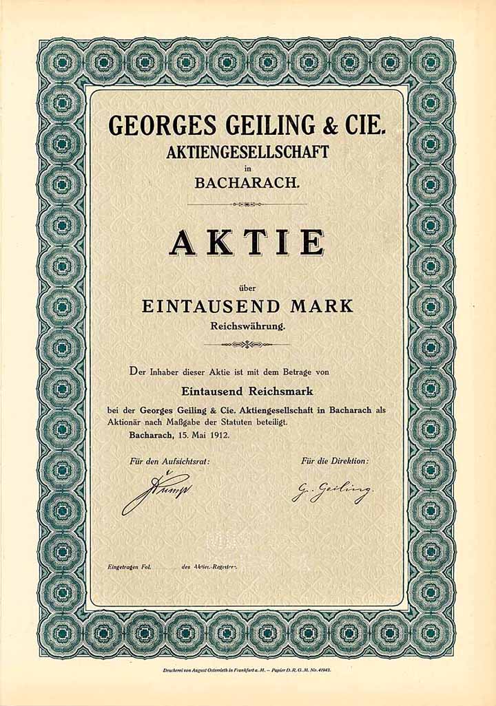 Georges Geiling & Cie. AG
