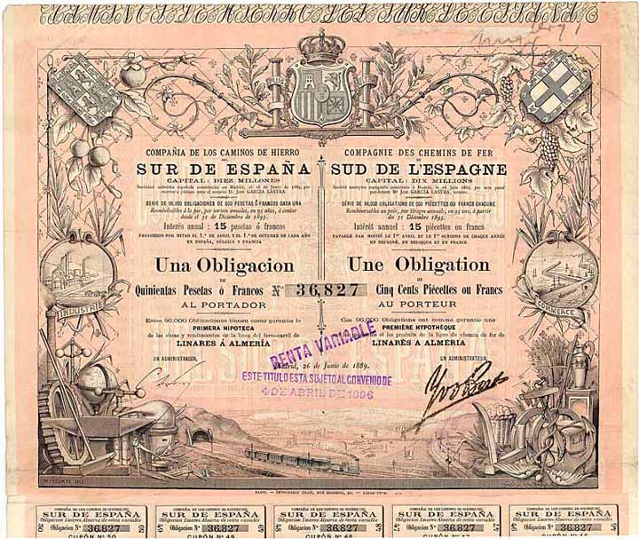 Cia. de los Caminos de Hierro del Sur de España S.A.