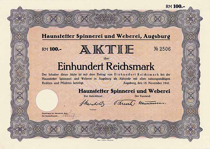 Haunstetter Spinnerei & Weberei