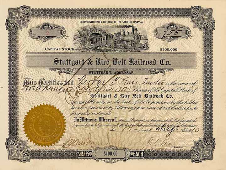 Stuttgart & Rice Belt Railroad