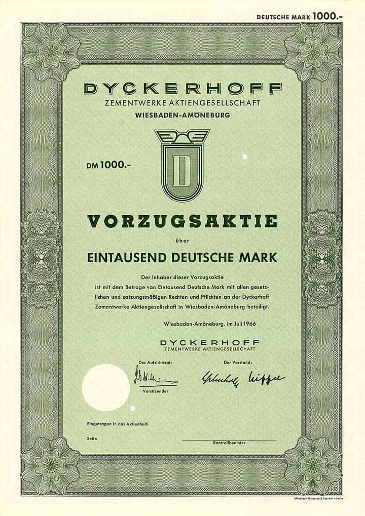 Dyckerhoff Zementwerke AG