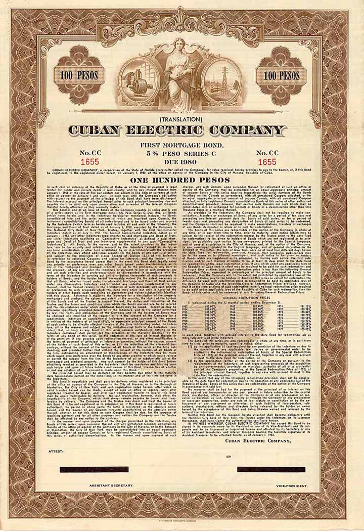 Compania Cubana de Electricidad (Cuban Electric Company)