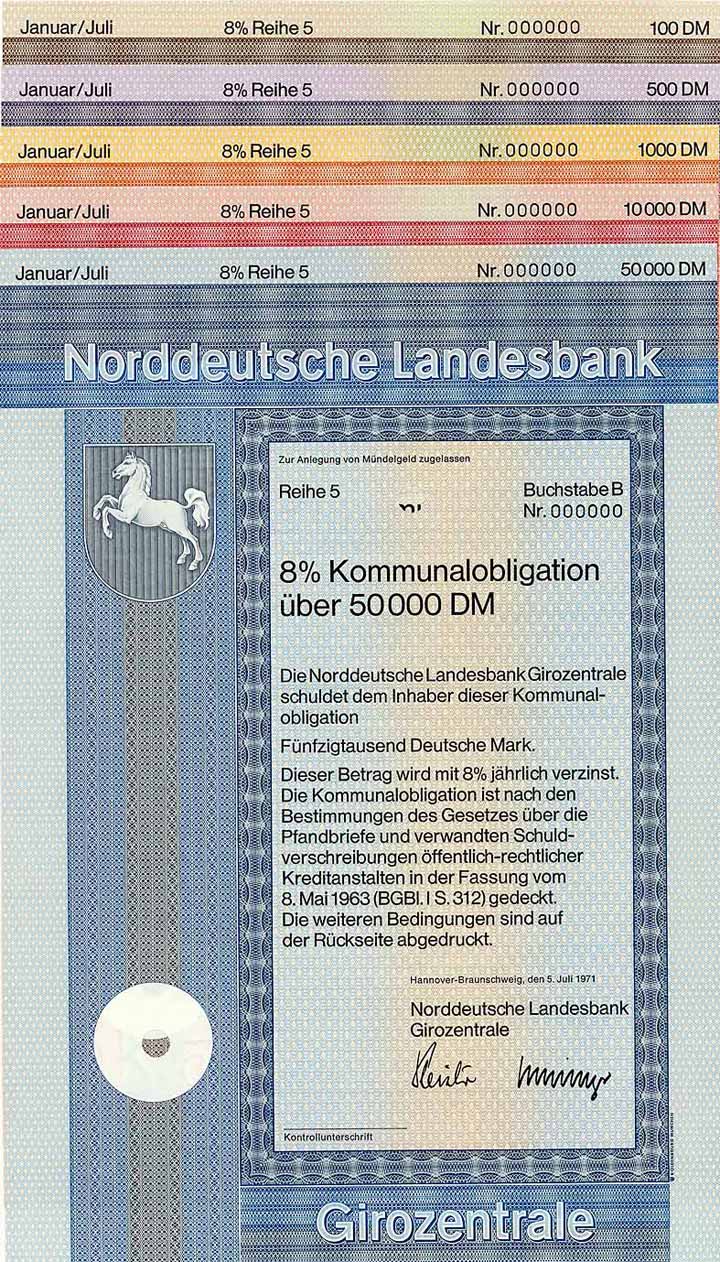 Norddeutsche Landesbank (5 Stücke)