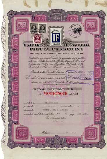 Fabbrica Automobili Isotta Fraschini S.p.A.