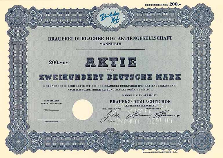Brauerei Durlacher Hof AG