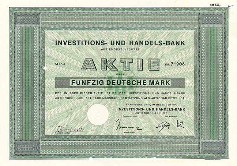 Investitions- und Handels-Bank AG