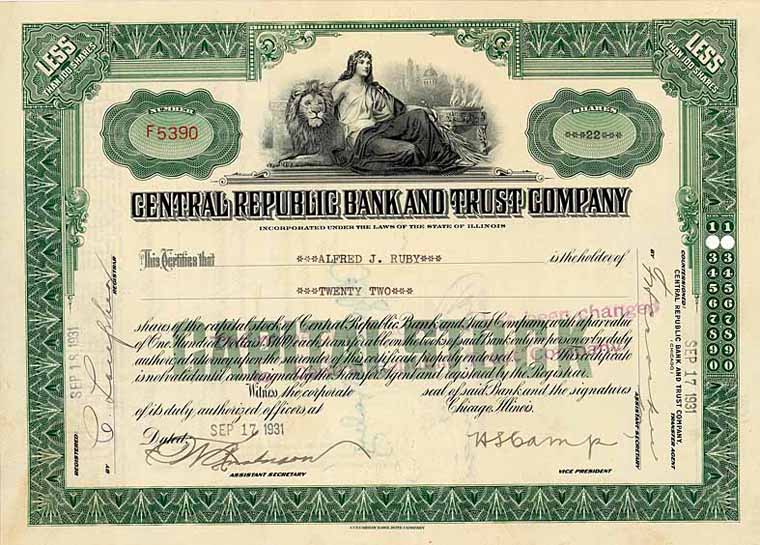 Central Republik Bank and Trust Co.