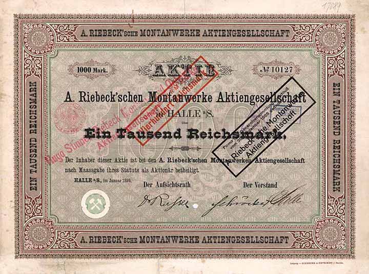 A. Riebeck'sche Montanwerke AG