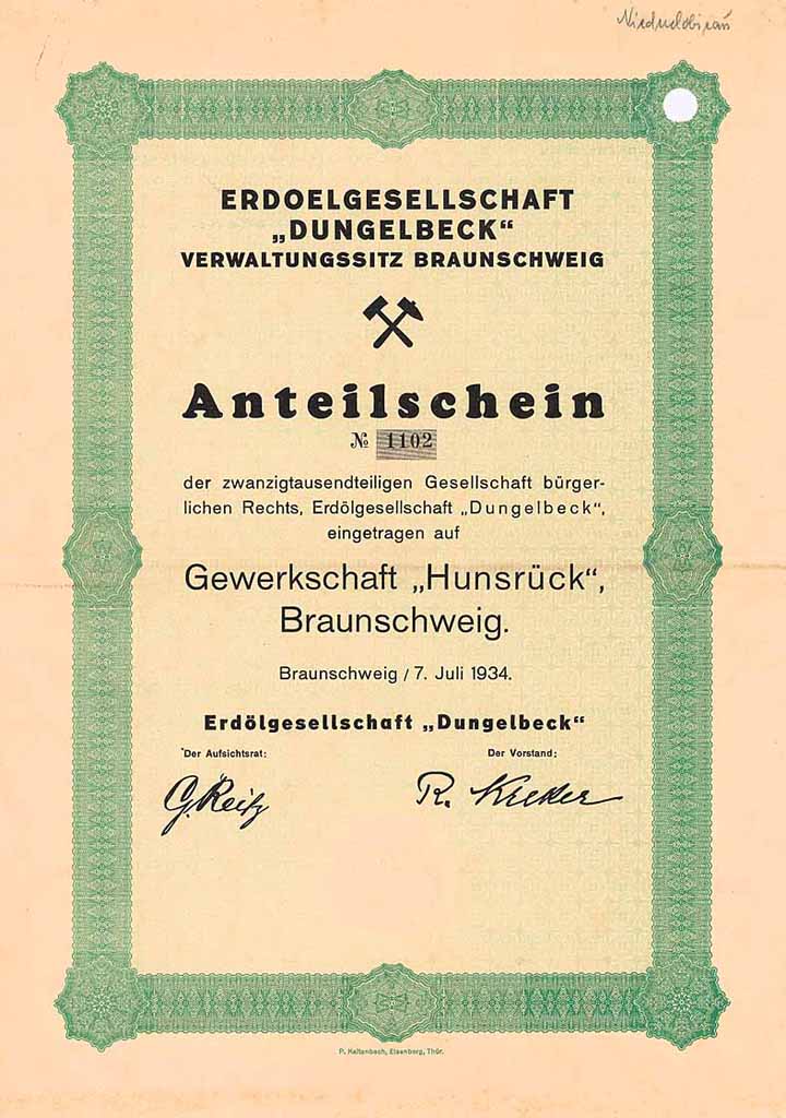 Erdölgesellschaft "Dungelbeck"