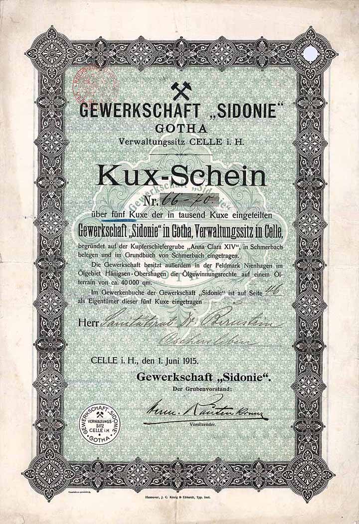 Gewerkschaft Sidonie Gotha